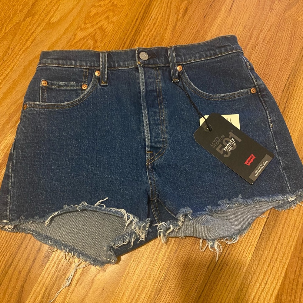 Levi's Blue Jean Shorts Classic Style